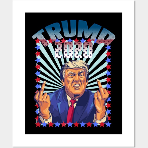 Funny Political Trump Elections Design Wall Art by PsychoDynamics